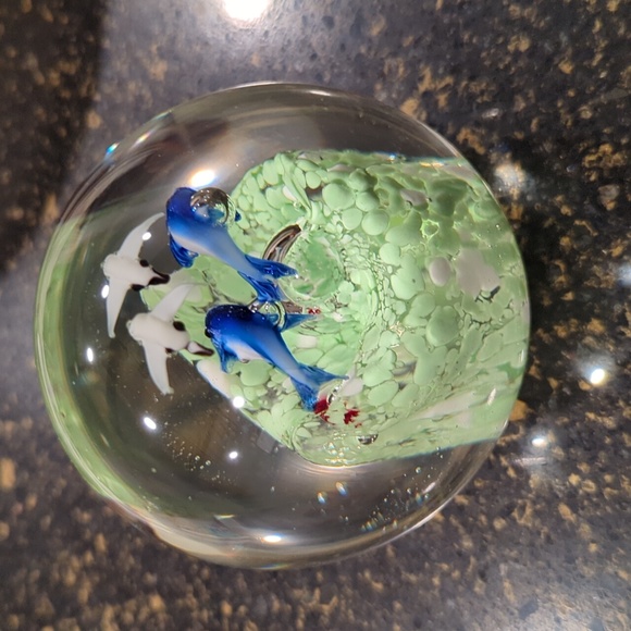Art Glass Paperweight - Picture 3 of 5